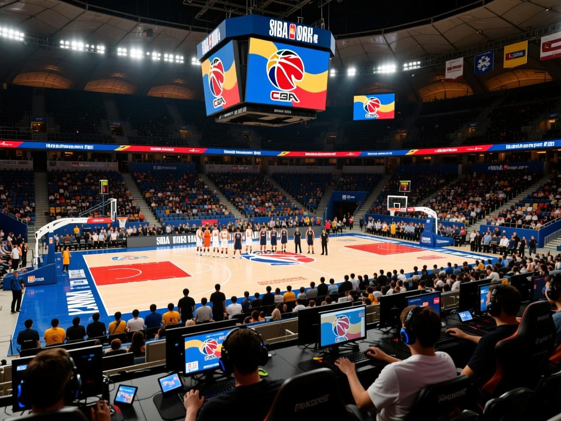 世界著名篮球队云集慕尼黑体育场